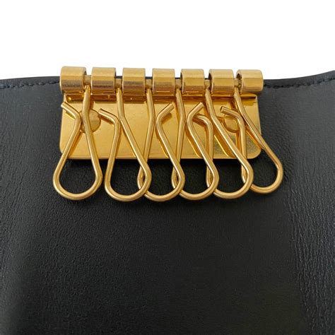 celine mini handbag keychain|celine key holder black.